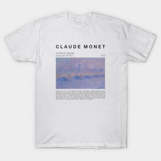 Claude Monet - Waterloo Bridge T-Shirt